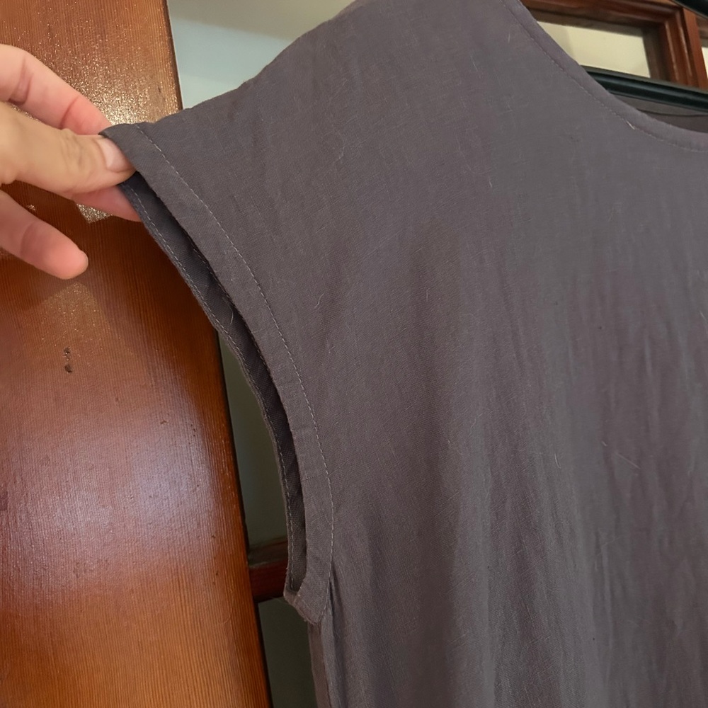 Casual Linen Tunic Dress